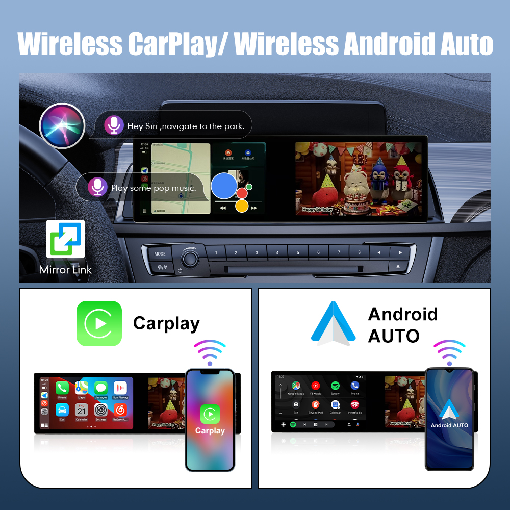 10'' 11.6''13'' 13.3'' Headrest Monitor Touch Screen TV Display IPS Android WIFI Car Back Seat Tablet Multimedia CarPlay Player - Image 3