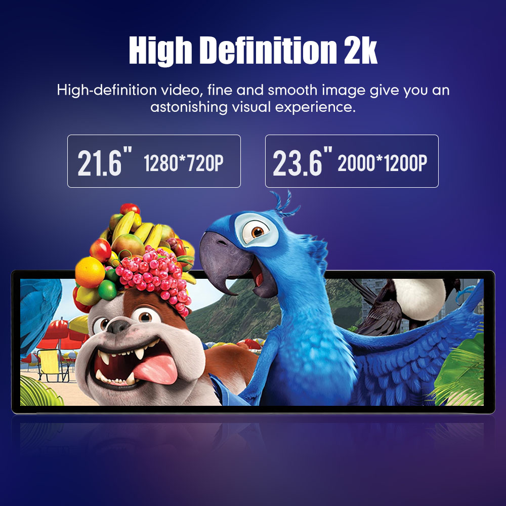 10'' 11.6''13'' 13.3'' Headrest Monitor Touch Screen TV Display IPS Android WIFI Car Back Seat Tablet Multimedia CarPlay Player - Image 2