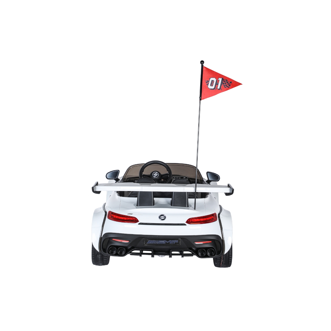 Kids Ride-On Car with LED Lights, Music & Bluetooth – Adult-Seat Friendly - Image 2