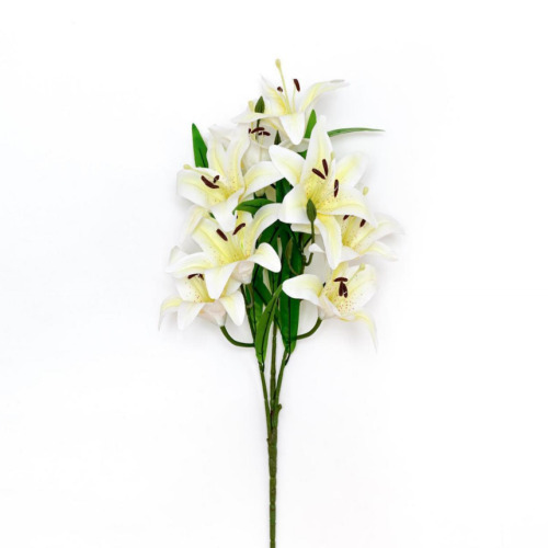 Artificial Flower Lily-9-Flower Hand-tied