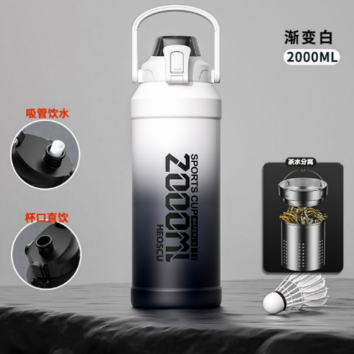 NRMEI–Legend Thermos Cup Black-White Gradient 2000ml
