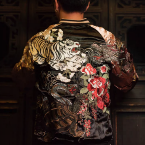 Three Departments Six Ministries – Four Divine Beasts Rose Gold Jacket