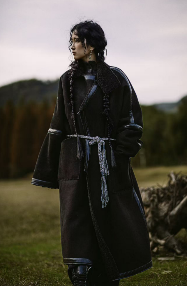 Three Departments Six Ministries - Hills and Soil Black Jacket